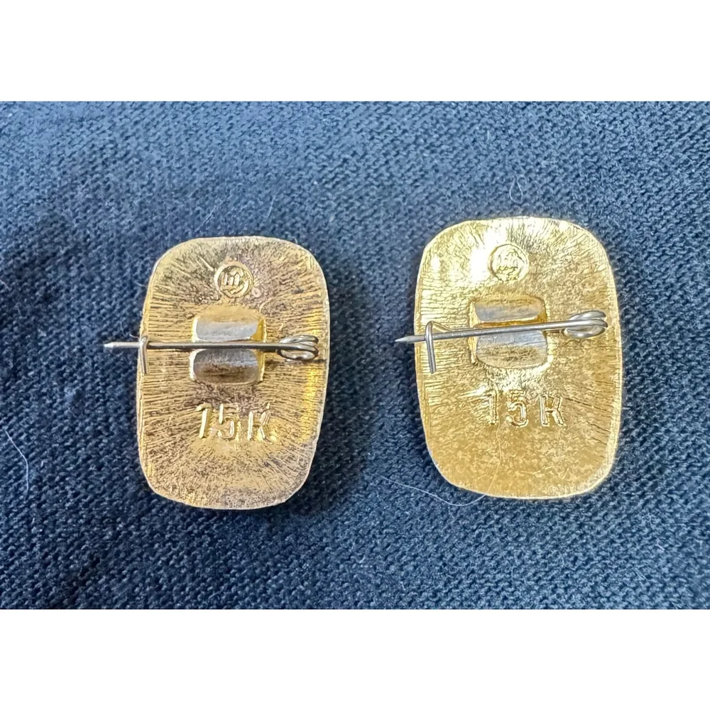 Pair - 1980 XXII Moscow Summer Olympic Games Cycling Pins Badges